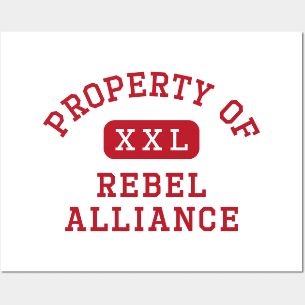 Rebel Alliance Red Wall Art by gonzr_fredo